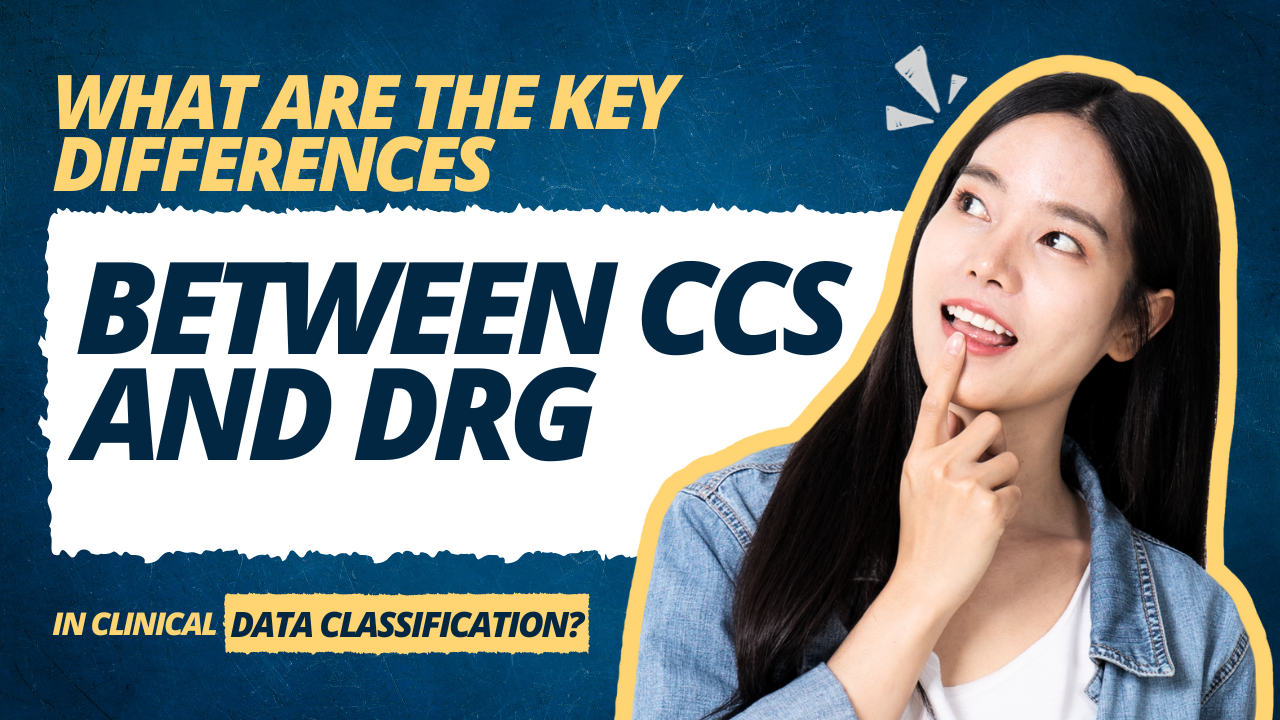 CCS and DRG classification comparison in clinical data for medical coding